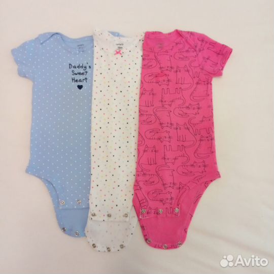 Боди для девочки Carters 3 шт. (18 мес.)
