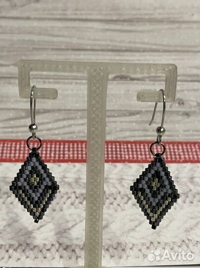 Серьги и кольца бижутерия