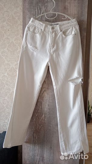 Джинсы белые женские 44 46
