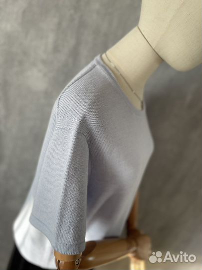 Джемпер меринос/шелк