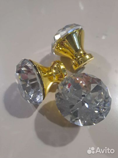 Мебельные ручки со сверкающими кристаллами, новые