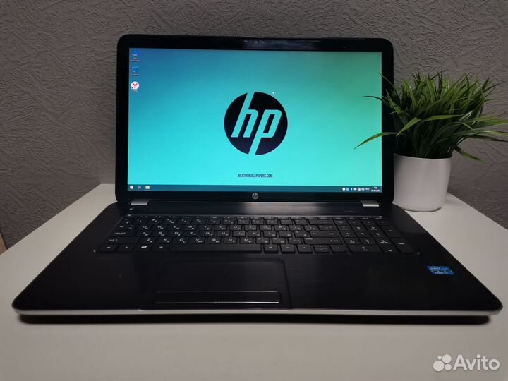 17дюймов Hp core i7/SSD+HDD