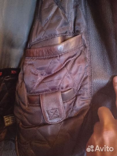 Кожаная куртка мужская