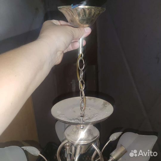 Люстра потолочная подвесная бу