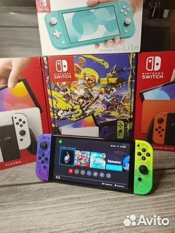 Новые Прошитые Nintendo Switch Oled,Lite + игры