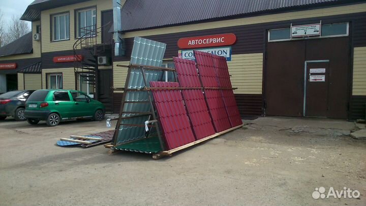 Металлочерепица, профнастил, сайдинг