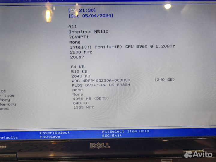 Ноутбук Dell