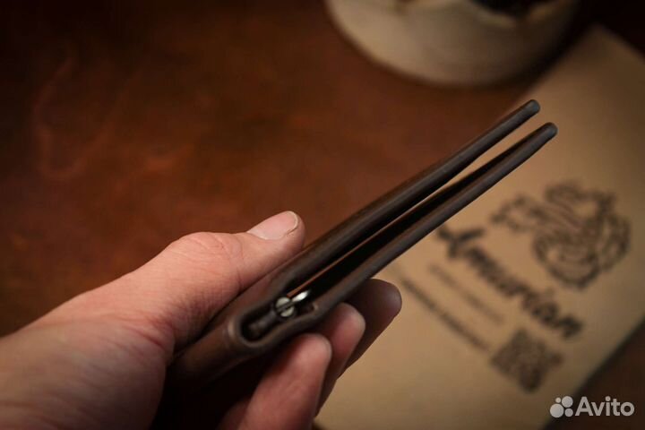 Держатель для купюр из натуральной кожи