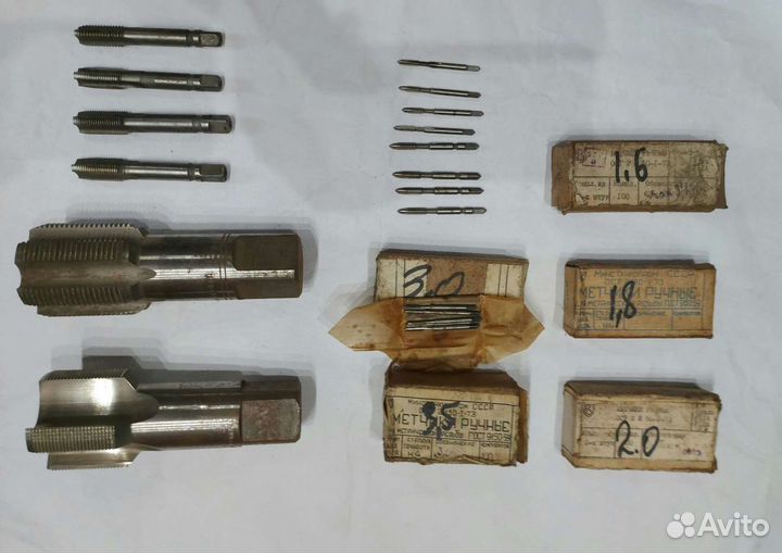 Метчики машинно-ручные однопроходные и комплектные