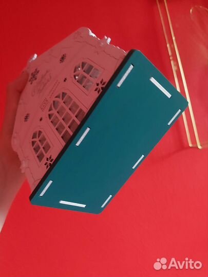 Домик с подсветкой, огоньками