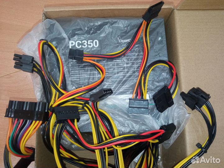 Новый блок питания 7 SATA, 350W