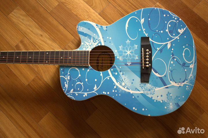 Гитара новая элитаро акустика