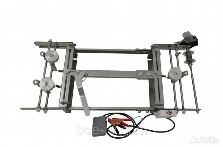 Станок для натягивания проволоки с электрическим п