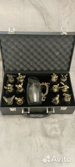 Набор рюмки-перевертыши- знаки Зодиака