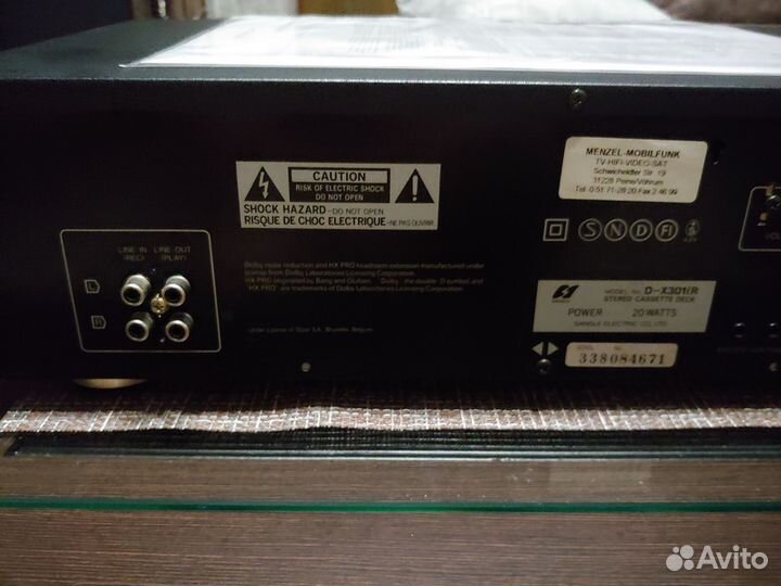 Кассетная дека Sansui D-X301/R в идеале