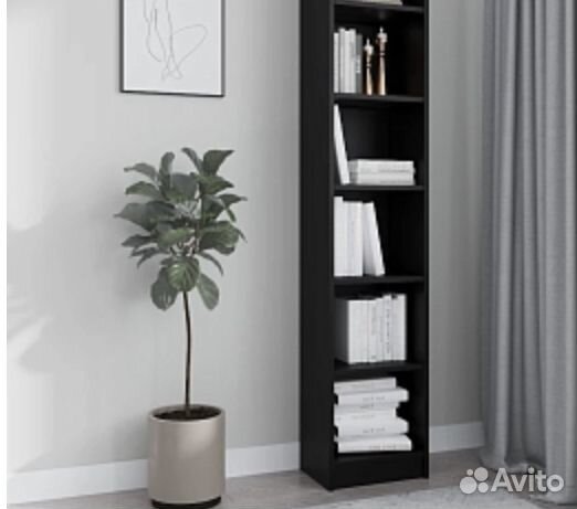 Стеллаж IKEA билли бу черный