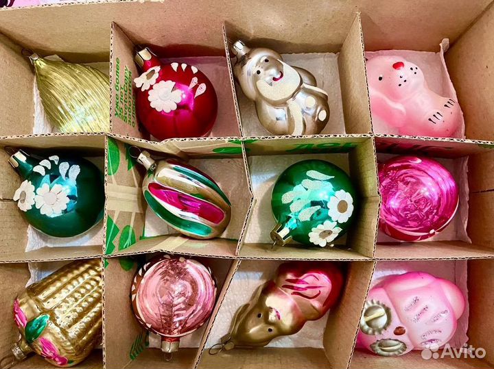 Елочные игрушки СССР