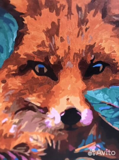 Картина готовая по номерам