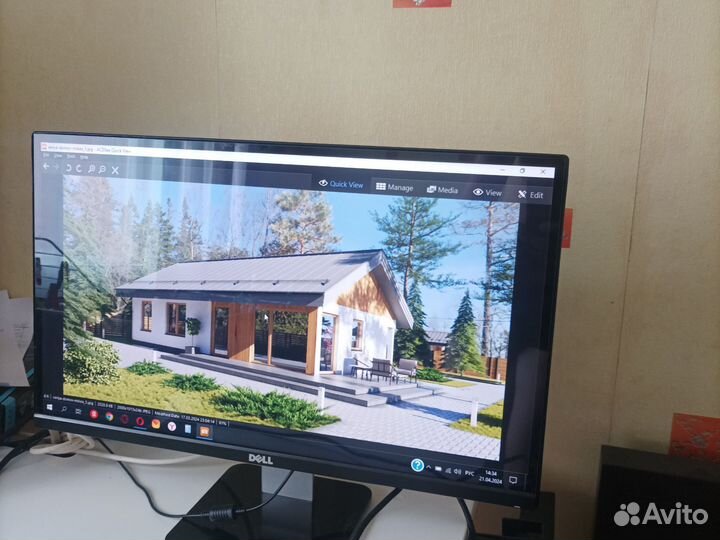 Безрамочный монитор Dell 23 ips