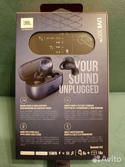 Без проводные наушники jbl TWS 300