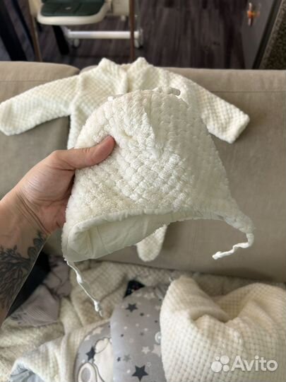 Конверт одеяло на выписку зимнее