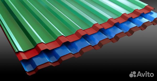 Профнастил (Профлист) мп-20 6м Оц, полимер., щифер