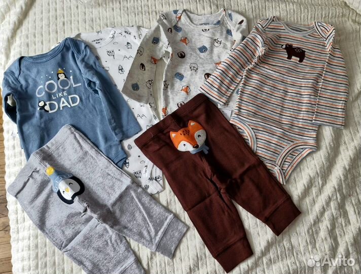 Вещи пакетом на мальчика 68 размер