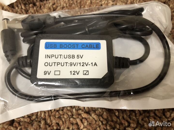 Конвертор Usb boost cable