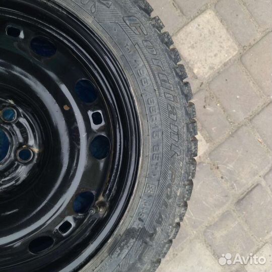 Колеса в сборе Volkswagen Polo, 195/55 R15 шип
