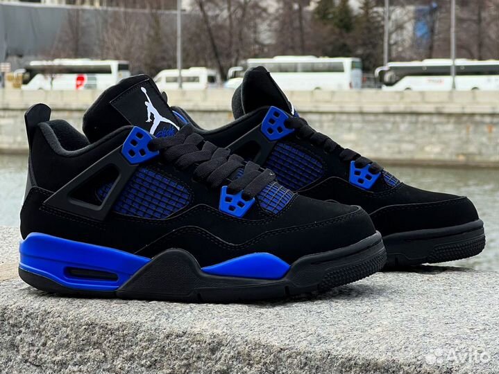 Nike Air Jordan 4 Retro Black Game Royal