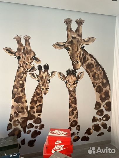 Роспись стен. Картины на заказ