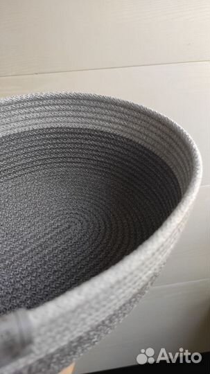 Корзина из хлопкового шнура