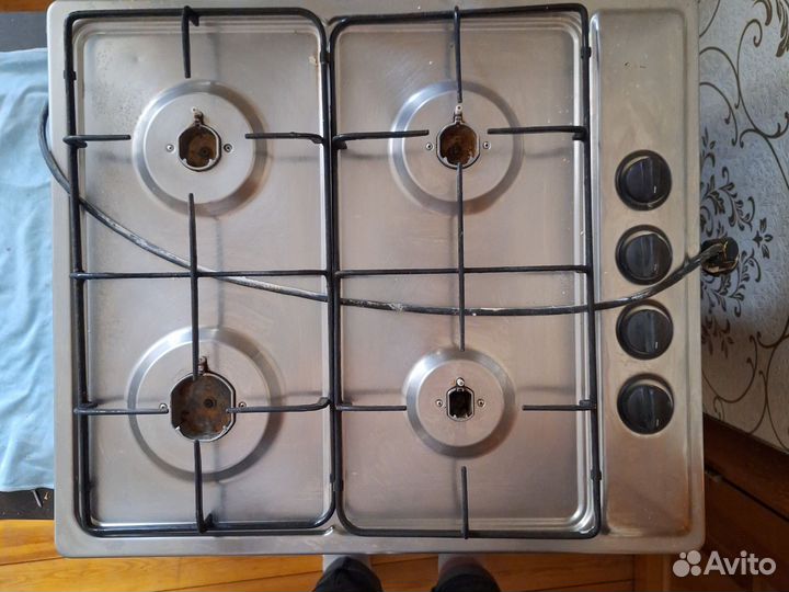 Газовая варочная панель 4 конфорки ariston