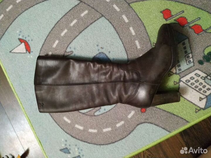 Зимние женские сапоги 38 натуральная кожа