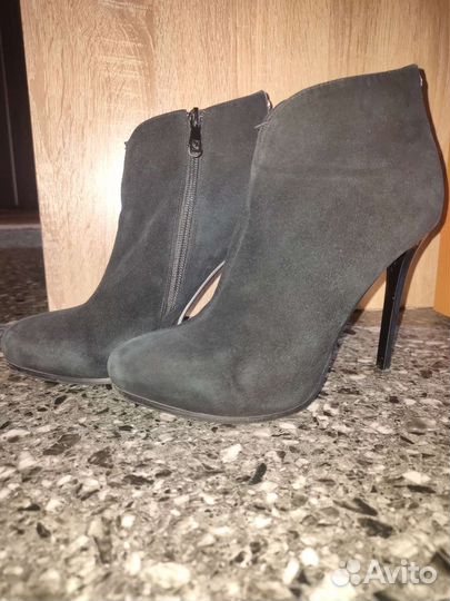 Ботильоны замша 39