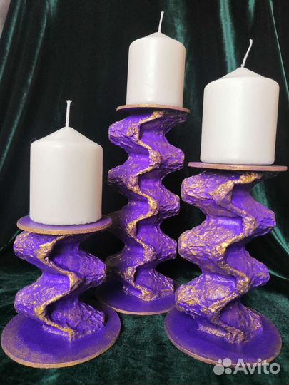 Подсвечники ручной работы