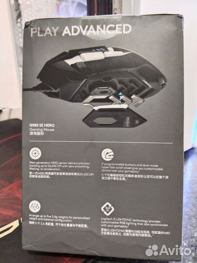 Игровая мышь Logitech G502 SE hero новая