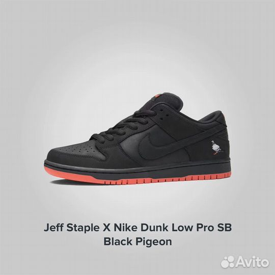 Nike Dunk Low Pro SB Black Pigeon