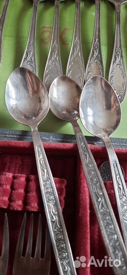 Ложки вилки мельхиоровые СССР