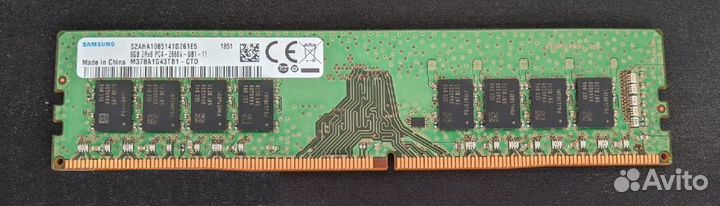 8GB Samsung M378A1G43TB1-CTD DDR4 2666MHz dimm