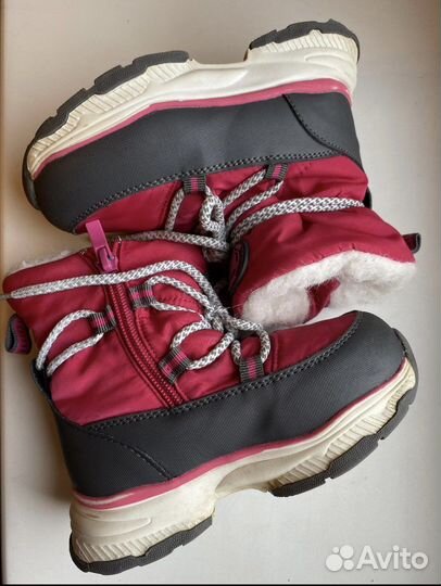 Зимние ботинки для девочки 25 размер