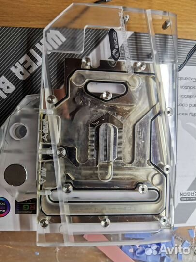 Водоблок видеокарты Gigabyte RTX 3070 Aorus Master