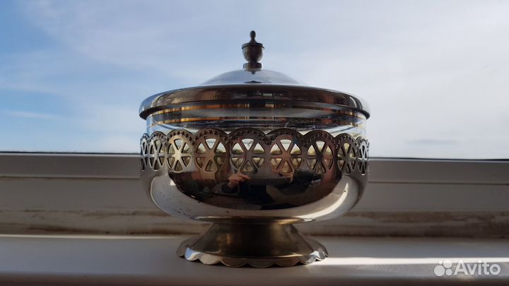 Сахарница - Конфетница. Хрусталь. СССР