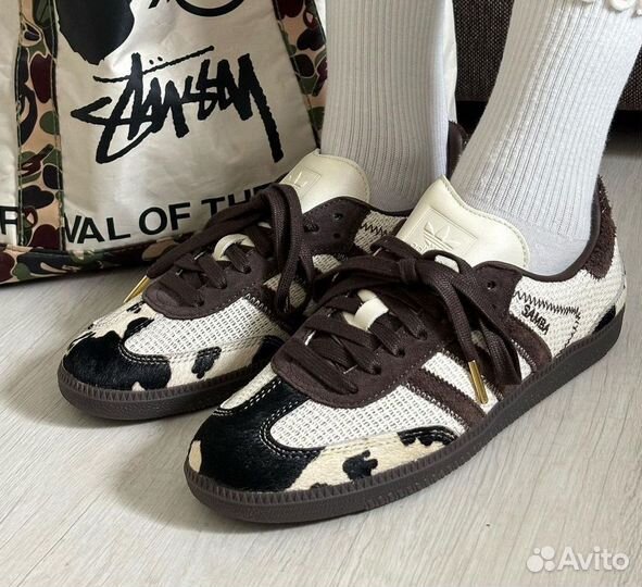 Кеды Notitle x Adidas Samba Cow Print