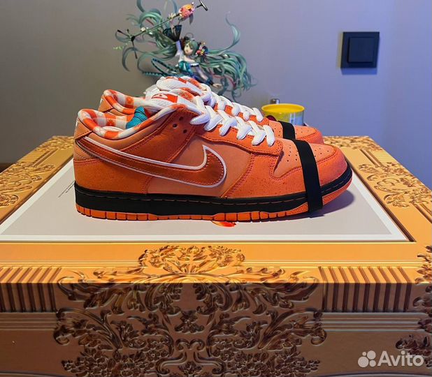 SB Dunk Low Concepts Orange Lobster