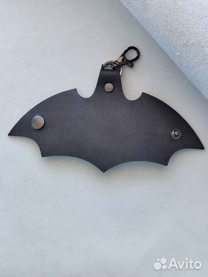 Ключница кожаная. Бетмен. Для ключей
