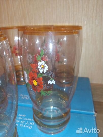 Новый набор стаканов 6шт