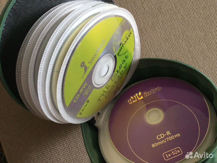 Диски CD-R c футляром