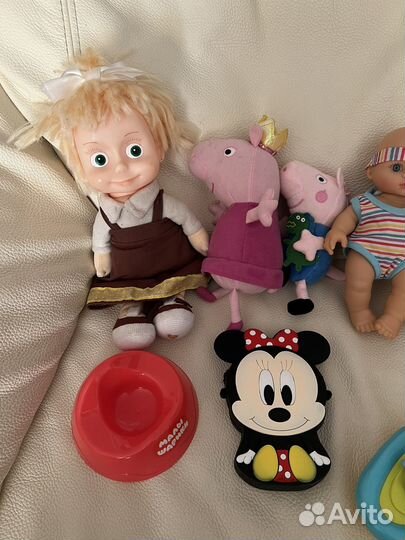 Игрушки peppa, малышарики, единорог и тд