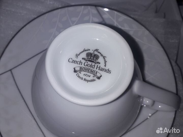 Сервиз чайный чешский фарфор богемия